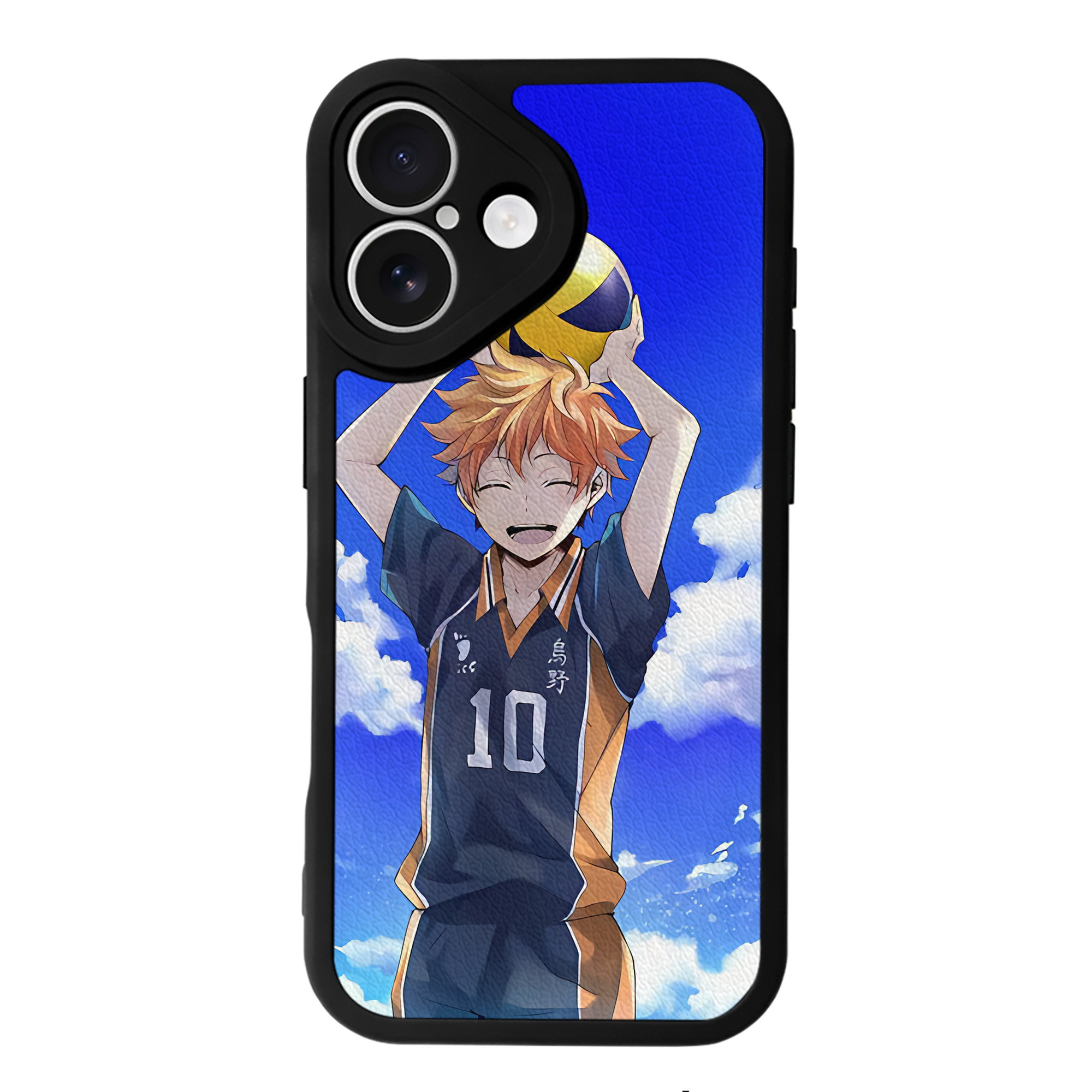 （画像用） ハイキュー!! Haikyu!! 【iPhone 16シリーズ対応】シリコンスマホケース（レザー調） 材質：シリコン